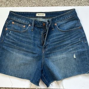 Madewell Blue Jean Shorts
